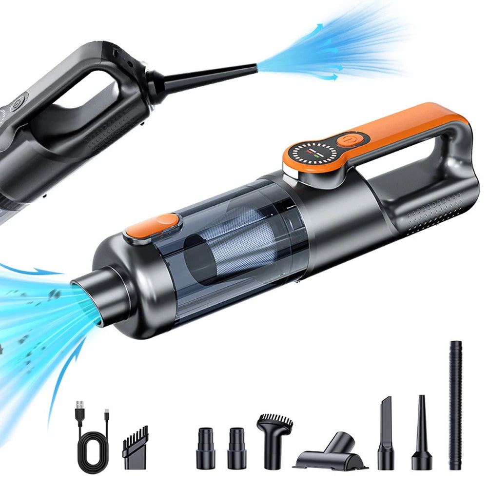 TurboClean™ | Aspiradora Inalámbrica de Mano 2 en 1 – 17,000 Pa